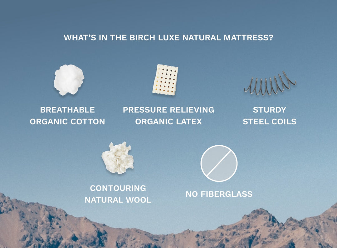 Birch Luxe Natural Mattress by Helix