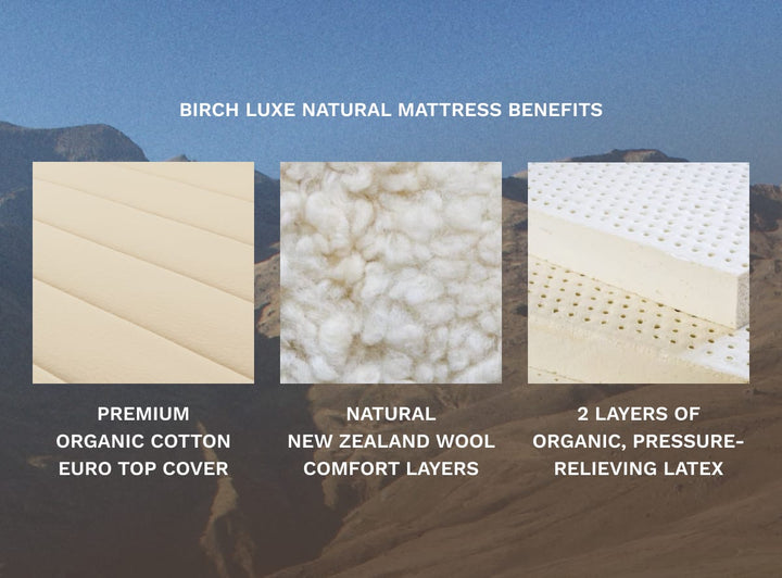 Birch Luxe Natural Mattress by Helix